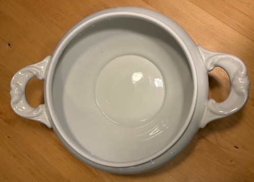 Klassische suppenterrine weiß - suppenterrine,