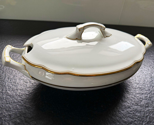 Porzellan suppenterrine oval - porzellan,